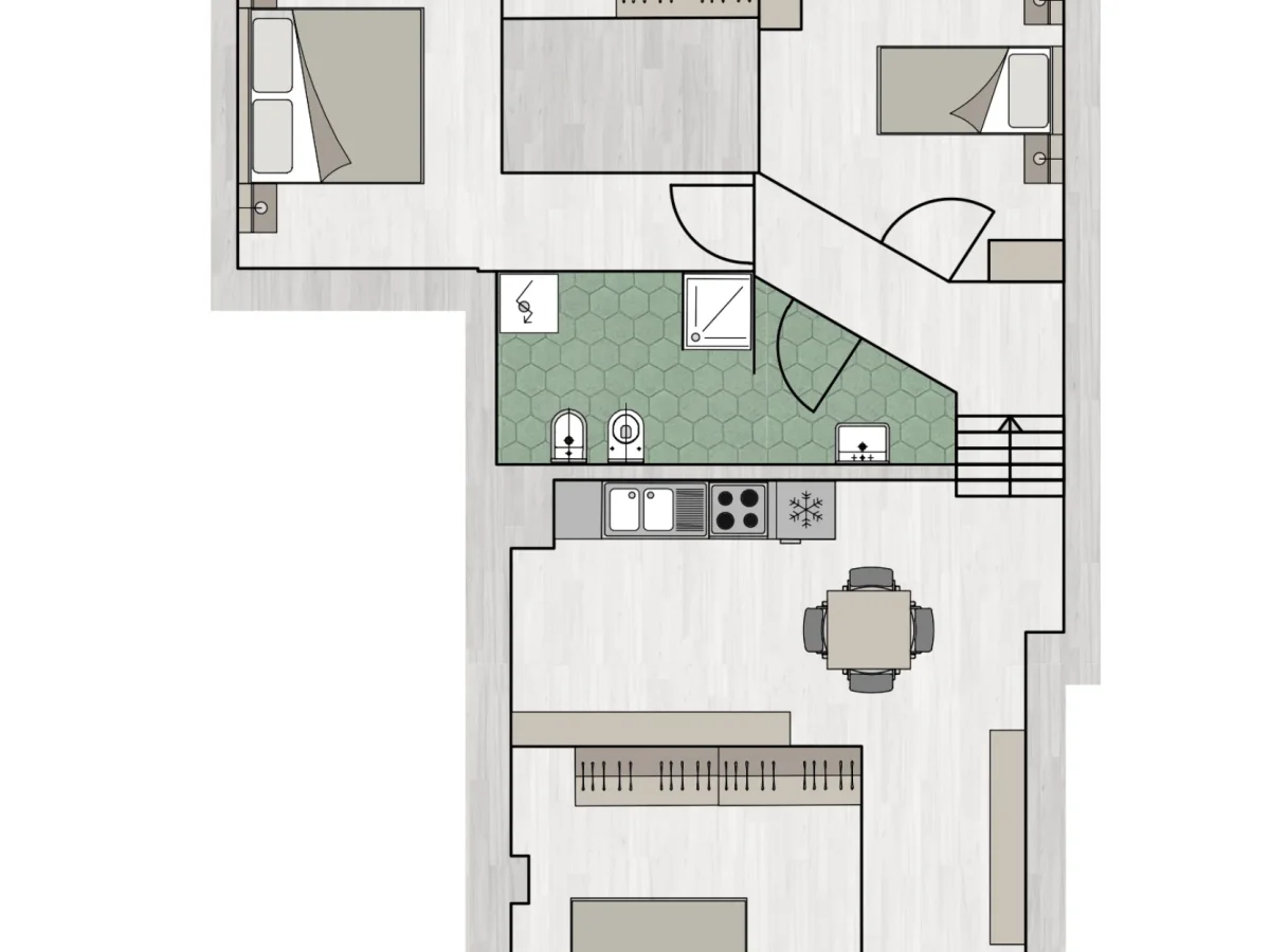Guasto Apartment Family