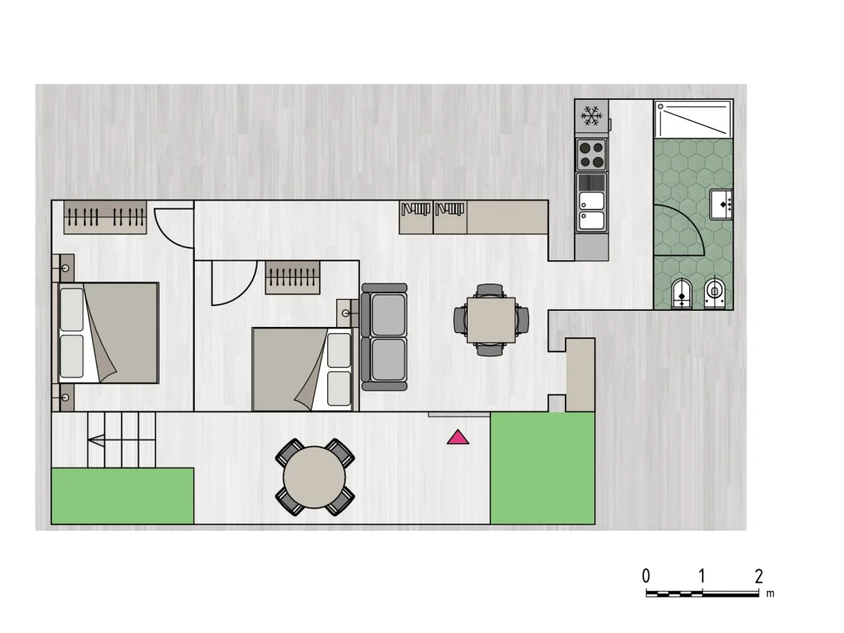 Sant Orsola Apartment map